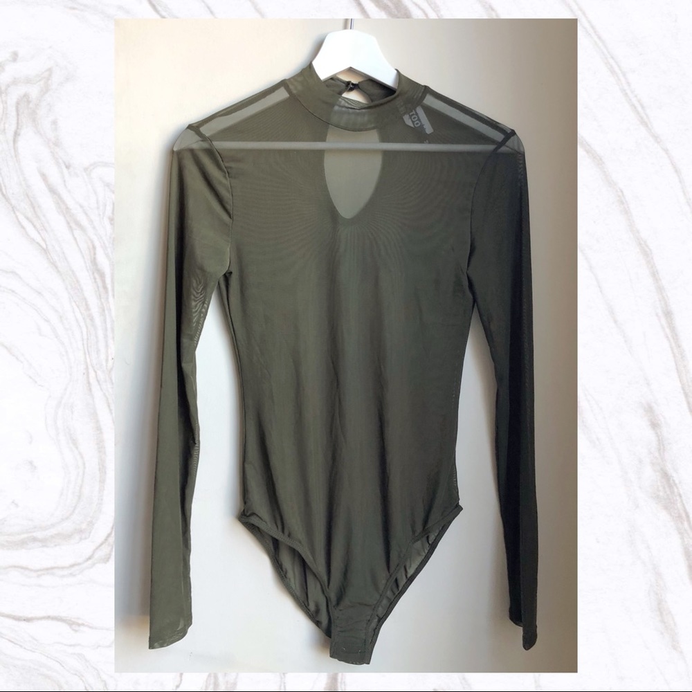 Olive You Sheer Body Suit